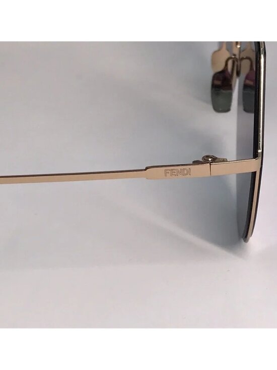 Fendi FF0194/S 0002A Blue Square Sunglasses – Women’s Luxury Eyewear main image 4